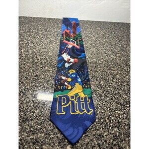 Vintage We R Ties Pitt Panthers University Of Pittsburgh Tie Nice Graphics